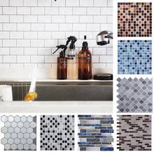 1pc à prova dwaterproof água anti-óleo mosaico tijolo telha adesivo de parede removível decalque casa cozinha banheiro decoração diy cartazes 2024 - compre barato