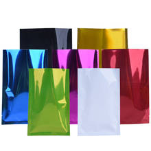 Bolsas de papel de aluminio con tapa abierta para envasado al vacío, bolsas de embalaje plano reciclable para alimentos, aperitivos y granos de café, 1000 unidades 2024 - compra barato