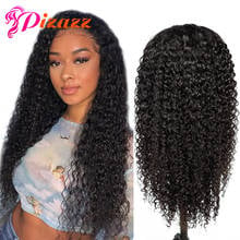 Kinky Curly Closure Wig Human Hair Lace Frontal Wigs 180 Lace Front Wig Pre Plucked Bleached Knots Wigs 13x4 Frontal Lace Wig 2024 - buy cheap