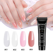 MIZHSE-extensiones de uñas de Gel, 15g, de colores, blanco, transparente, híbrido, para manicura 2024 - compra barato