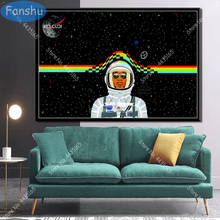 Kid Cudi Man on the Moon Poster Rapper Hip Hop Rap Wall Art Canvas Painting Posters and Prints for Room Decorative Home Decor 2024 - buy cheap