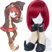 Himanronpa-peruca para cosplay, botas para cosplay de acordo com a harmonia, danganronpa v3, himiko, himyumeno, para festa de carnaval, halloween, acessórios para cosplay 2024 - compre barato