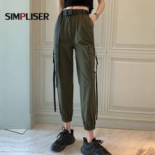 cargo pants Women Green Black Trousers 2020 New Female Hip hop Vogue Pant Ladies pantalon femme harajuku Trousers streetwear 2024 - buy cheap