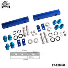 For SUBARU WRX STI EJ20 EJ20T STI Top feed Injector Fuel Rail Turbo Kit Blue Aluminium Billet HQ Jdm HU-EJ20YG 2024 - buy cheap