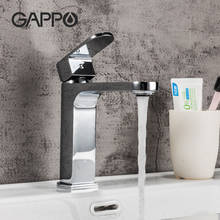 GAPPO-grifo de latón para lavabo de baño, grifería mezcladora de agua cromada, mezclador de fregadero, torneira G1083 2024 - compra barato