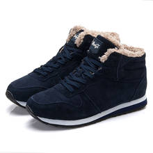 Men Shoes Winter Sneakers Suede Leather Tenis Trainers Mans Footwear Warm Winter Shoes Basket Homme Mens Shoes Casual Plus Size 2024 - buy cheap