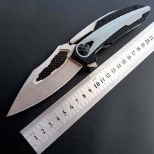 ZT-cuchillo plegable de rodamiento de bolas D2, herramienta de bolsillo con hoja de acero, para acampar, cazar y supervivencia al aire libre, 0999 2024 - compra barato