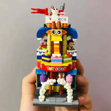 Bloques de construcción Legoinglys para niños, juguete de ladrillos para armar Mini escena de ciudad, Compatible con Legoinglys, ideal para regalo de Navidad 2024 - compra barato