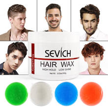 Sevich cera de cabelo seca para homens, creme de secagem forte para cabelos, gel para sustentação e secagem de salão, produto para cabelo masculino de longa duração 100g 2024 - compre barato