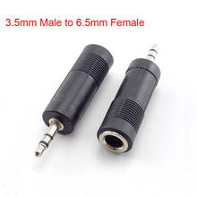 6.5 to 3.5 Earphone Adapter 3.5mm Male to 6.5mm Female Jack Plug Stereo Socket Audio Cable Converter Adapter W17 2024 - buy cheap