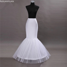 Conjunto de ropa interior de talla grande para mujer, falda de aro con crinolina para vestidos de boda de sirena, 2021 2024 - compra barato