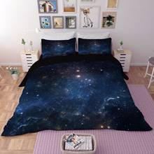 3d Galaxy Print Bedding Set Duvet Covers Pillowcases One Piece Comforter Bedding Sets Bedclothes Bed Linen 2024 - buy cheap