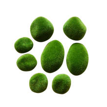 8pcs Artificial Fresh Moss Ball Fairy Garden Miniatures Decoration DIY Mini Green Plant Poted Bonsai Crafts Ornament Supplies P2 2024 - buy cheap