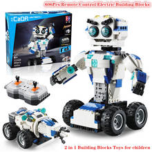 606Pcs Remote Control Robot 2 IN 1 Transform Building Blocks Legoingly Technic RC Robots Car Mode Bricks Toys for Children gift 2024 - buy cheap