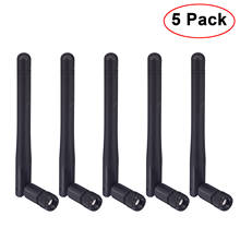 5pcs/lot 2.4GHz 3dBi Omni WIFI Antenna with RP-SMA Male connector Aerial Wireless LANs Devices 2024 - buy cheap