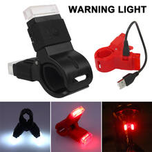 Luz trasera de bicicleta con carga USB, lámpara de advertencia para conducción nocturna segura, N66, 1 ud. 2024 - compra barato