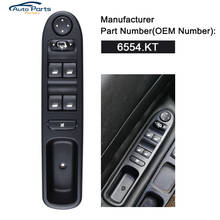 Interruptor de Control maestro LHD para ventana eléctrica, para Peugeot 307 Break, 2000-2014, 307SW, 2002-2014, 307CC, 2003-2014, 6554.KT, 6554KT 2024 - compra barato