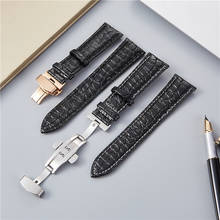 Watchband Soft Crocodile Texture Calf Genuine Leather Watch Strap 16mm 18mm 20mm 22mm 24mm Women Men Watch Accessories Band 2024 - buy cheap