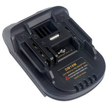 DM18M ABS Battery Adapter for Milwakee 20V Battery Converter to Makita 18V Tool 2024 - buy cheap