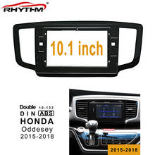 Panel de montaje estéreo para coche HONDA Odyssey, adaptador Canbus de 10,1 pulgadas, montaje de salpicadero, marco de DVD de doble Din, 2015-2018 2024 - compra barato