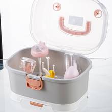 Baby Feeding Bottle Drying Rack Cupboards Container Newborn Baby Nursing Bottle Storage Box Dustproof Tableware 2024 - buy cheap