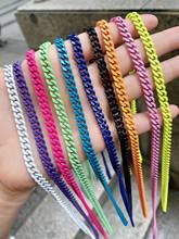 5Meters,Newest Brass DIY Chain Multi Colors Enamel Link Chain for Necklace Bracelet Making 2024 - buy cheap