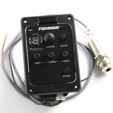 Fishman 4 Bands EQ Guitar Preamp EQ with Tuner Undersaddle Pickup for Acoustic Guitar 2024 - buy cheap