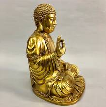 Adornos de Buda Sakyamuni de cobre puro 2024 - compra barato