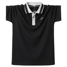ARCSINX-Camiseta de manga corta para hombre, Polo informal de algodón, estilo inglés, talla grande 5XL, 6XL 2024 - compra barato