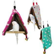 Теплые Птичье гнездо кровать гамак для домика окуня для попугай Финча клетка для канареек игрушка Прямая поставка 2024 - купить недорого