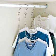 Stainless Steel Clothes Market Shop Display Hanging Chain Hooks With Ring Hanger U2JC 2024 - buy cheap