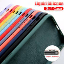Liquid Silicone Case For Xiaomi Redmi Note 9 9s Pro Max 8T 8A 7A 8 9A K20 K30 Poco F2 Mi 9T Pro Full Cover Shockproof Soft Case 2024 - buy cheap