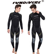 Traje de neopreno Premium de 3mm para hombre, traje de buceo térmico de invierno, cálido, completo, equipo de surf y kayak, color negro 2024 - compra barato