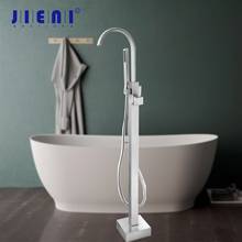 Jieni-ducha vertical com suporte de níquel escovado, conjunto de chuveiro com stream, banheiro, único punho, pia, misturador 2024 - compre barato