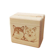 Angelagifts Maple wood wind up Dog Pets photo gift, customized engraved photo music box, personalized birthday girlfriend gift 2024 - buy cheap