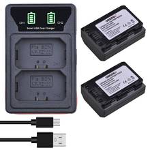 2Pcs NP-FZ100 NPFZ100 Battery + NP FZ100 Battery Charger with USB and Type-C Port for Sony FZ100, Alpha a7 III, a7R III, a9, 9R 2024 - buy cheap