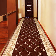 Alfombras de pasillo de Europa, Alfombra de pasillo largo para Hotel, entrada decorativa para el hogar/felpudo, alfombra antideslizante para escalera, alfombras de fiesta de boda 2024 - compra barato