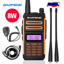 BaoFeng-walkie-talkie UV-H9 de alta potencia, Radio portátil de dos vías, transceptor FM, de 8W, 136-174MHZ/220-260MHZ/400-480MHZ 2024 - compra barato