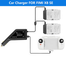 FIMI X8 SE-cargador de coche de carga rápida, 2 en 1, batería/mando a distancia, accesorios para Dron FIMI X8 SE 2024 - compra barato