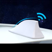 Antena de barbatana de tubarão para decoração de carro, com antena especial para rádio, antena de cauda de teto modificada sem perfuração 2024 - compre barato