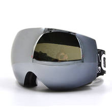 2020 novo estilo 100% marca óculos de esqui camadas duplas anti-nevoeiro uv400 motocicleta esporte snowboard óculos de sol gafas 2024 - compre barato
