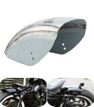Неокрашенные Брызговики для мотоцикла, стальные грязезащитные щитки для Harley Sportster Iron 883 1200 XL 48 72, аксессуары «сделай сам» 2024 - купить недорого