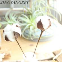Single Naturally Cotton Dried Flower Artificial Flowers Floral Branch For Wedding Party Decoration Fake Flowers Home Decor 2024 - buy cheap