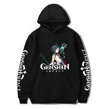 Genshin-Sudadera con capucha para hombre y mujer, con estampado de impacto, de anime, ropa de chándal Unisex para Otoño e Invierno 2024 - compra barato