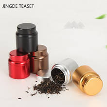 Portable Metal Jar travel Sealed Tea Leaves storage tank Candy Coffee Container Kitchen Spice Organizer Tea Boxes Caddy 2024 - buy cheap