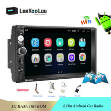 LeeKooLuu 2 din Android Car Stereo 7" HD Car Radio GPS Wifi Bluetooth FM Audio MP5 Player 2 din Autoradio Support Rearview Radio 2024 - buy cheap