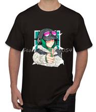 Camiseta de algodão masculina ela r6s, camiseta de algodão com gola redonda para o verão, hip hop, harajuku 2024 - compre barato