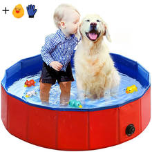 Yxtc-piscina de pvc dobrável para animais de estimação, banho, plástico resistente, piscina externa, para crianças, cães, gatos 2024 - compre barato