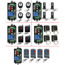 Ac 220 v 1ch 1 ch sem fio rf controle remoto interruptor de luz 10a relé saída módulo receptor rádio + transmissor