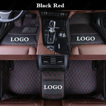 Alfombrillas de coche para Dodge Challenger Avenger Ram1500 Caravan Viper Durango Charger Journey Dart, alfombra automática, revestimientos, negro y rojo 2024 - compra barato